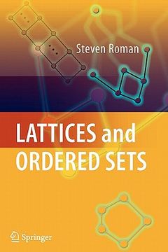 portada lattices and ordered sets (en Inglés)