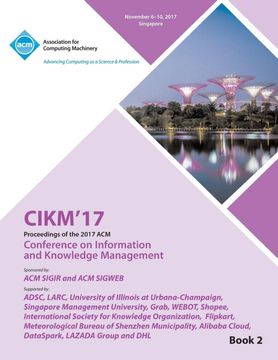 portada Cikm '17: Acm Conference on Information and Knowledge Management - vol 2 (en Inglés)