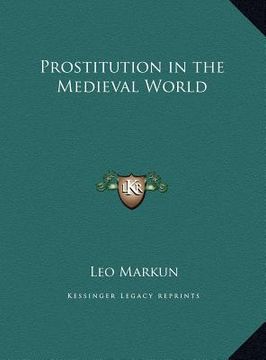 portada prostitution in the medieval world (en Inglés)