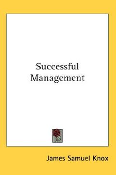 portada successful management (en Inglés)