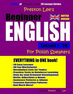 portada Preston Lee's Beginner English Lesson 1 - 20 For Polish Speakers (British)