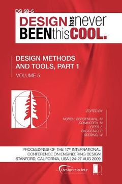 portada proceedings of iced'09, volume 5, design methods and tools, part 1 (en Inglés)