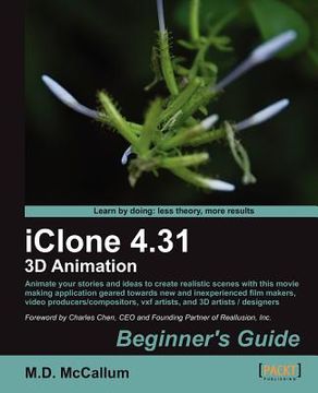portada iclone 4.31 3d animation beginner's guide (en Inglés)