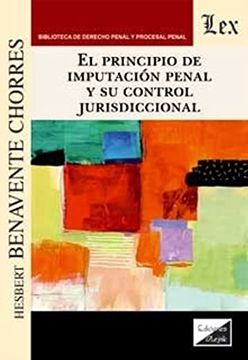 portada Principio de Imputacion Penal y su Control Jurisdiccional, el (in Spanish)