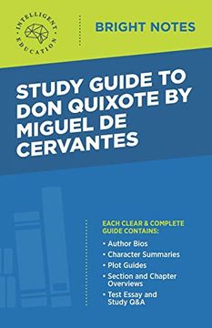 portada Study Guide to don Quixote by Miguel de Cervantes (Bright Notes) (in English)
