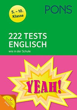 portada Marketing Titel Pons 222 Tests Englisch wie in der Schule: 5. -10. Klasse