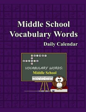 portada Whimsy Word Search, Middle School Vocabulary Words - Daily Calendar - In ASL (en Inglés)