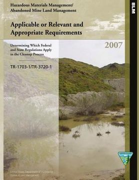 portada Hazardous Materials Management/ Abandoned Mine Land Management Applicable or Relevant and Appropriate Requirements (in English)