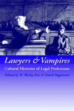 portada lawyers and vampires: cultural histories of legal professions (en Inglés)