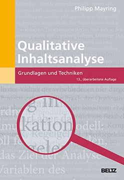 portada Qualitative Inhaltsanalyse: Grundlagen und Techniken (Beltz Pädagogik) (en Alemán)