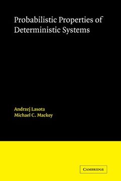 portada Probabilistic Properties of Deterministic Systems (en Inglés)