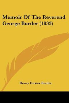portada memoir of the reverend george burder (1833)