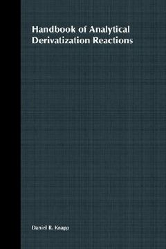 portada handbook of analytical derivatization reactions (en Inglés)