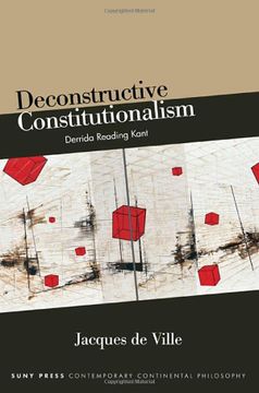 portada Deconstructive Constitutionalism (Suny Series in Contemporary Continental Philosophy) (in English)
