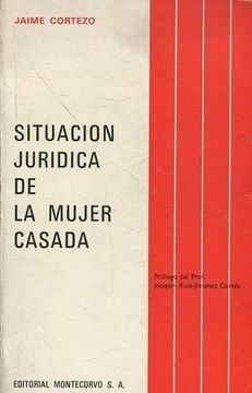 portada SITUACION JURIDICA DE LA MUJER CASADA.