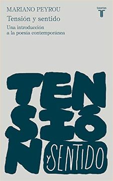portada Tensión y Sentido (Literatura) (in Spanish)