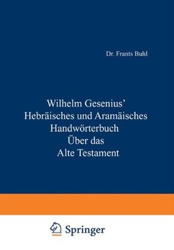 portada Hebräisches und Aramäisches Handwörterbuch über das Alte Testament