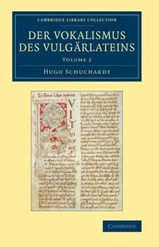 portada Der Vokalismus des Vulgärlateins 3 Volume Set: Der Vokalismus des Vulgärlateins: Volume 2 (Cambridge Library Collection - Linguistics) (en Alemán)