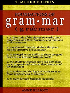 portada Foundations of Grammar: Teacher's Guide (en Inglés)