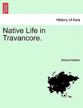 portada native life in travancore. (in English)