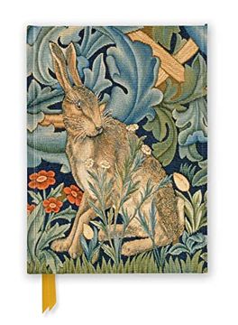 portada V&A: William Morris: Hare From the Forest Tapestry (Foiled Journal) (Flame Tree Notebooks) (en Inglés)
