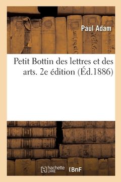 portada Petit Bottin Des Lettres Et Des Arts. 2e Édition