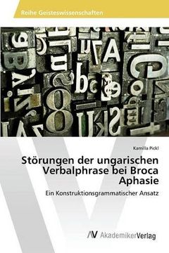 portada Störungen der ungarischen Verbalphrase bei Broca Aphasie