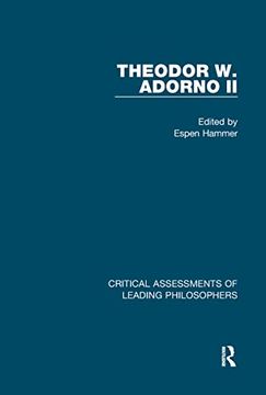 portada Theodor W, Adorno II (en Inglés)