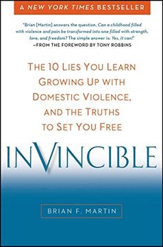 portada Invincible: The 10 Lies you Learn Growing up With Domestic Violence, and the Truths to set you Free (in English)