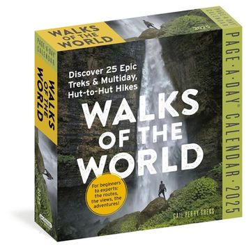 portada Walks of the World Page-A-Day Calendar 2025: Discover 25 Epic Treks & Multiday Hut-To-Hut Hikes (in English)
