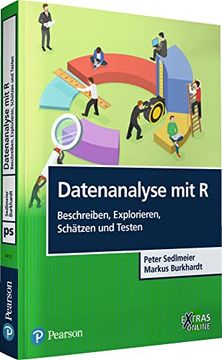 portada Datenanalyse mit r: Beschreiben, Explorieren, Schätzen und Testen (Pearson Studium - Psychologie) (en Alemán)