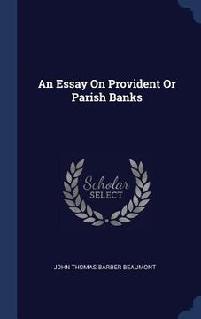 portada An Essay On Provident Or Parish Banks