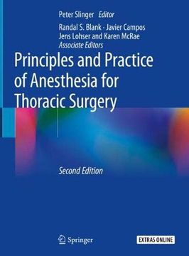 portada Principles and Practice of Anesthesia for Thoracic Surgery (in English)