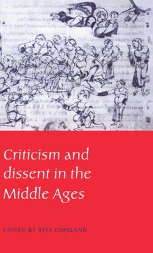 portada Criticism and Dissent in the Middle Ages (en Inglés)