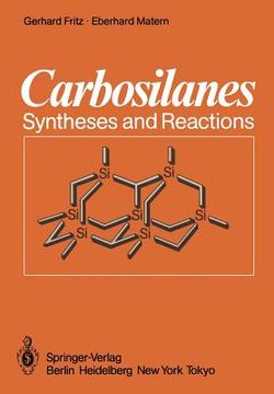 portada carbosilanes: syntheses and reactions (in English)