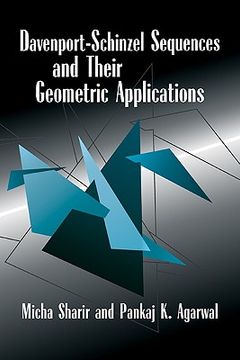 portada Davenport-Schinzel Sequences and Their Geometric Applications Hardback (en Inglés)