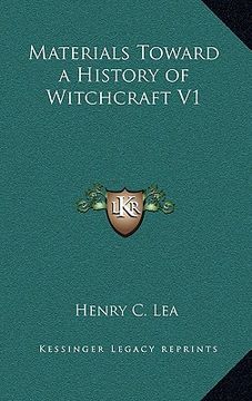 portada materials toward a history of witchcraft v1 (en Inglés)
