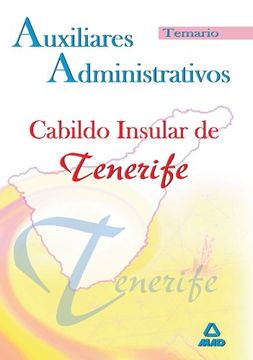 portada Auxiliares Administrativos Del Cabildo Insular De Tenerife. Temario