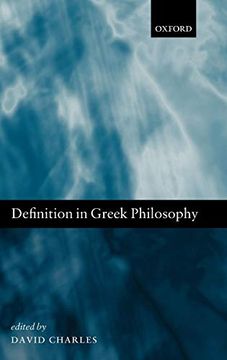 portada Definition in Greek Philosophy (in English)