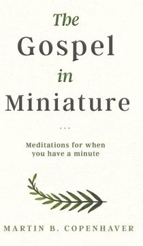 portada The Gospel in Miniature: Meditations for When you Have a Minute (en Inglés)