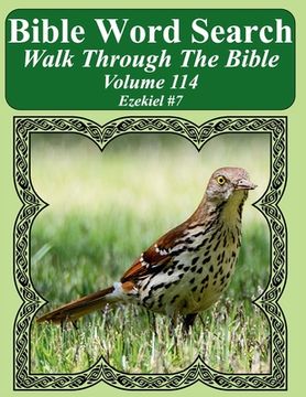 portada Bible Word Search Walk Through The Bible Volume 114: Ezekiel #7 Extra Large Print (en Inglés)