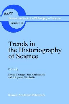 portada trends in historiography of science (en Inglés)
