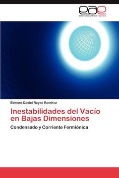 portada inestabilidades del vac o en bajas dimensiones (in Spanish)