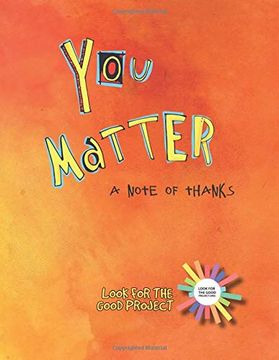 portada You Matter: A Note of Thanks (en Inglés)