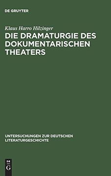 portada Die Dramaturgie des Dokumentarischen Theaters (in German)