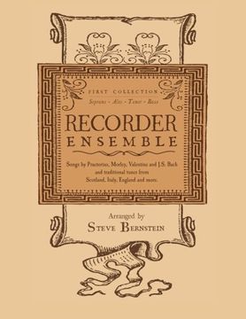 portada Recorder Ensemble: First Collection, Soprano, Alto, Tenor, Bass (in English)