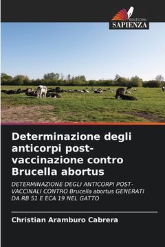 portada Determinazione degli anticorpi post-vaccinazione contro Brucella abortus
