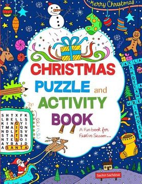 portada Christmas Puzzle and Activity Book: A Fun book for Festive Season