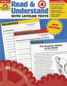 portada read & understand with leveled texts grade 4 (en Inglés)