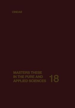 portada Masters Theses in the Pure and Applied Sciences (en Inglés)